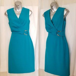 CALVIN KLEIN Turquoise  Cocktail  Dress